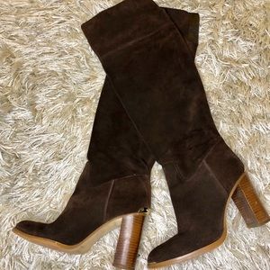 Michael Kors Genuine suede over the knee boots